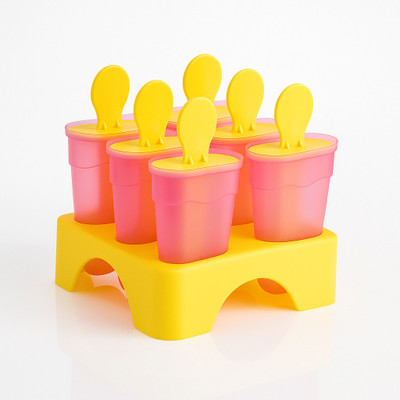 Twimish 120 ml Manual Ice Cream Maker(Pink, Yellow)