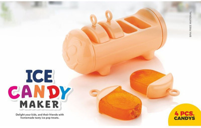 Analog Kichenware 100 ml Manual Ice Cream Maker(Orange)