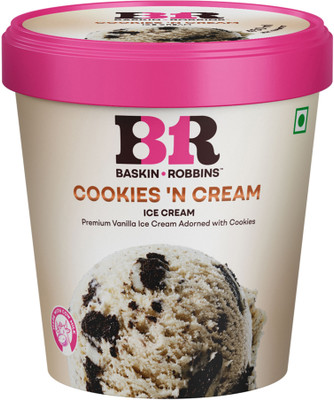 Baskin Robbins Cookies 'N Cream Ice Cream Tub(450 ml)