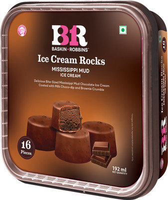 Baskin Robbins Mississippi Mud Ice Cream(192 ml)