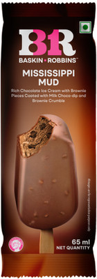 Baskin Robbins Mississippi Mud Ice Cream(65 ml)