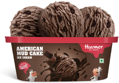 HAVMOR ICE CREAM Chocolate American Mud Cake [Tub](750 ml)