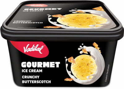 Vadilal Butterscotch Crunchy Butter Scotch Tub(1 L)