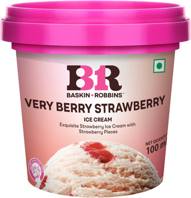 Baskin Robbins Very Berry Strawberry Cream Ice Cup(100 ml)