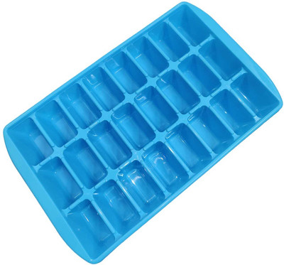 HOMLASA Blue Plastic Ice Cube Tray(Pack of1)
