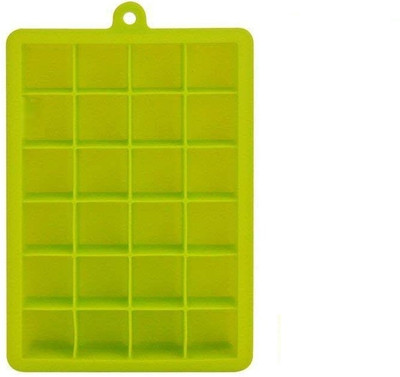 zvonko Silicone Ice Cube Trays Pack Of 1 Cavity Per Ice Tray (Multi Color) Green Silicone Ice Cube Tray(Pack of1)