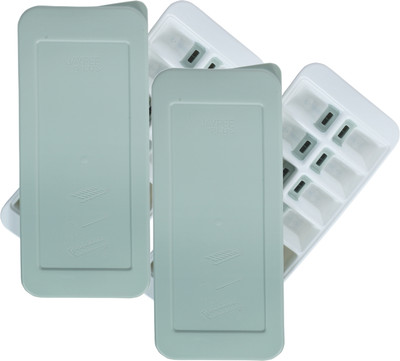 Jaypee Plus Smart Ice Green Plastic Ice Cube Tray(Pack of2)