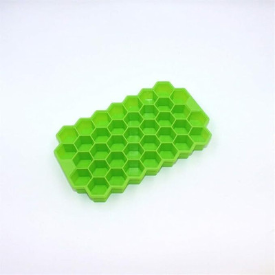 ElitKart Silicone Honeycomb Ice Cube Tray | Flexible BPA-Free Ice Mould Green Silicone Ice Cube Tray(Pack of1)