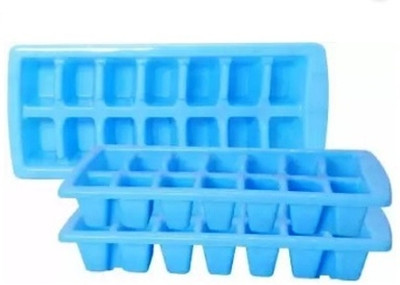 HighClaire HighClaire Ice Cube Tray Set (Pack of 02) Multicolor Plastic Ice Cube Tray(Pack of2)