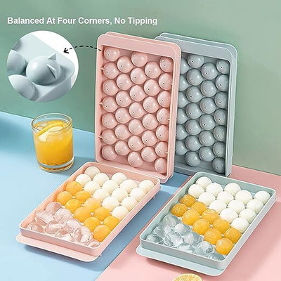 FIRSTPOLY (Pack of 2) Ice Ball Tray Multicolor Plastic Ice Ball Tray(Pack of2)