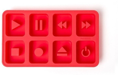 Magnusdeal Music Inspired Whiskey Silicone Ice Tray Cube Mold- Cake, Chocolate, Smart Cooking tool etc., The Chillers Silicone Ice Cubes Mold / Ice Cubes Tray. The Chillers. Unusual Music Inspired Whiskey Ice Tray Red Silicone Ice Cube Tray(Pack of1)
