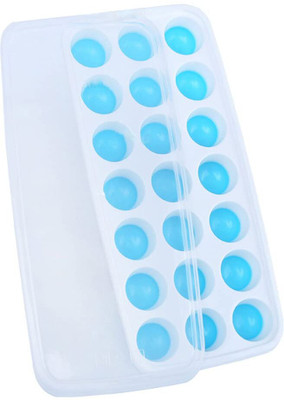 DREAMSVILLE Multicolor Plastic, Silicone Ice Cube Tray(Pack of3)