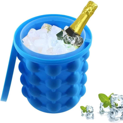 SHREE DHAR Blue Silicone Ice Cube Tray(Pack of1)