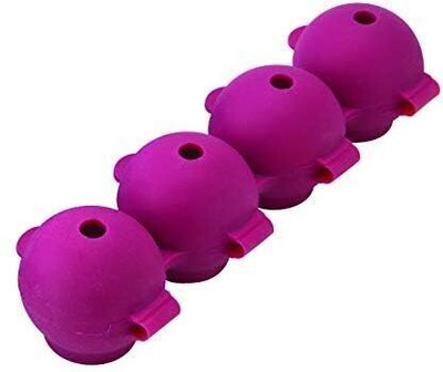 JANCOM Silicone Ice Cube Mold Sphere Ice Cube Ice Ball Maker Black Silicone Ice Cube Tray(Pack of1)