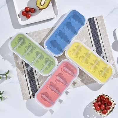Evona Multicolor Silicone Ice Cube Tray(Pack of1)