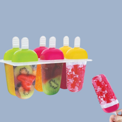 CAPTIP Multicolor Plastic Ice Cube Tray(Pack of1)