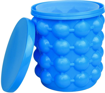 FRP ENTERPRISES Ice Cube Mold Ice Trays, Large Silicone Ice Bucket Multicolor Silicone Ice Cube Tray(Pack of1)
