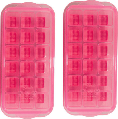 Inddushome Popup Ice Tray Multicolor Plastic Ice Cube Tray(Pack of4)