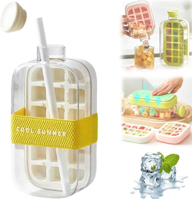 HomeCloud White Plastic Ice Cube Tray(Pack of1)