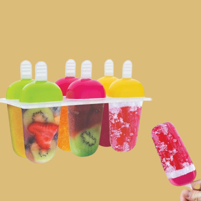 CAPTIP Multicolor Plastic Ice Cube Tray(Pack of1)