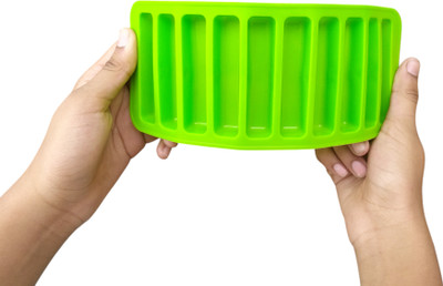SSNC STICK - 1 Green Silicone Ice Cube Tray(Pack of1)