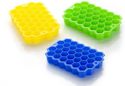 mahektraders Classy ice cube try Green Silicone Ice Cube Tray(Pack of1)