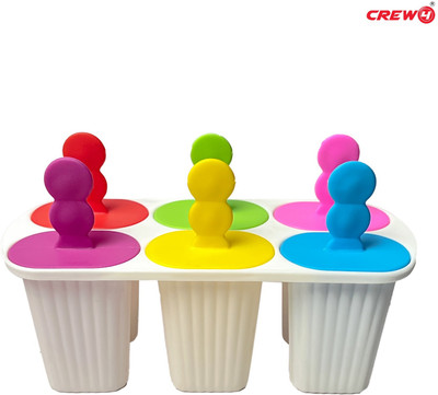 CREW4 CREW4 CASATA WHITE ICE CREAM MAKER White Plastic Ice Cube Tray(Pack of1)