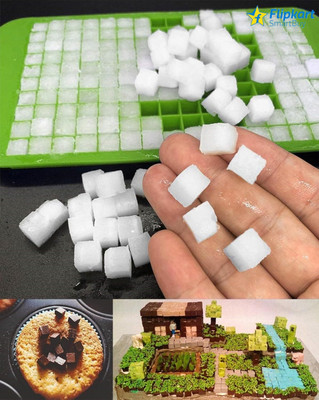 Flipkart SmartBuy Silicone Mini Ice Cube Trays 1 Pack 160 Small Ice Cube Molds Multicolor Silicone Ice Cube Tray(Pack of1)