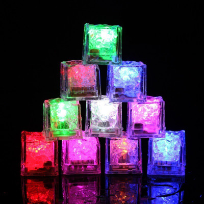 SHOPONIL 3PCS Glowing LED Ice Cubes Multicolor Plastic Ice Cube Tray(Pack of3)