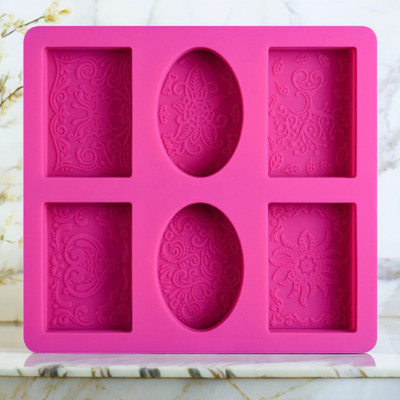 ADMONITION Silicone Cupcake/Muffin Mould 6(Pack of 1)