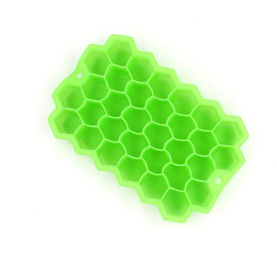 Shreeva Enterprise Mould Kitchen ice Tools, Flexible Safe Ice Cube Molds (2 pcs) Multicolor Silicone Ice Ball Tray(Pack of1)