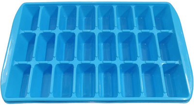 HOMLASA Blue Plastic Ice Cube Tray(Pack of1)