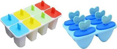 Uratech Multicolor Plastic Ice Cube Tray(Pack of2)