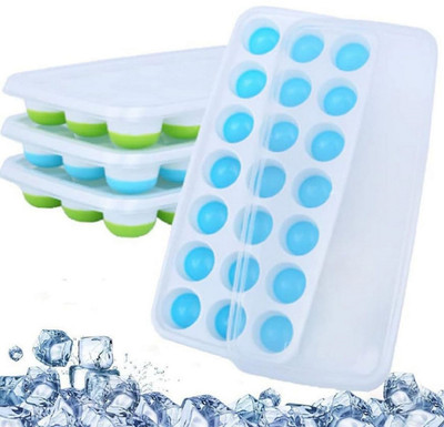 NARV Pop-Out Ice Ball Tray – 4 Pack Ice Maker Moulds for Home and Bar Use Multicolor Silicone Ice Ball Tray(Pack of4)