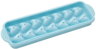 AlexVyan Alexvyan 1 Pcs Heart Ice Cube Tray, Ice Ball Maker Mold 1*14PCS Ice Cocktail Blue Plastic Ice Cube Tray(Pack of1)