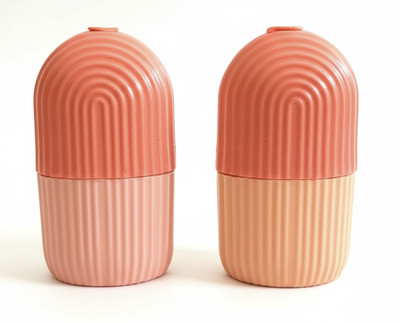 Havnora Ice roller for face Pink Silicone Ice Cube Tray(Pack of2)