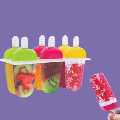 CAPTIP Multicolor Plastic Ice Cube Tray(Pack of1)