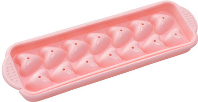 AlexVyan Alexvyan 1 Pc Heart Ice Cube Tray, Ice Ball Maker Mold 1*14PCS Ice Cocktail Pink Plastic Ice Cube Tray(Pack of1)