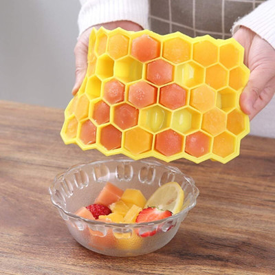 DOXMO Yellow Silicone Ice Cube Tray(Pack of1)