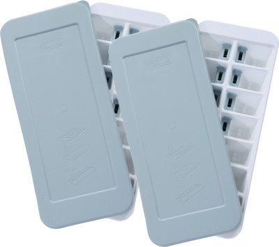 Jaypee Plus Smart Ice Blue Plastic Ice Cube Tray(Pack of2)