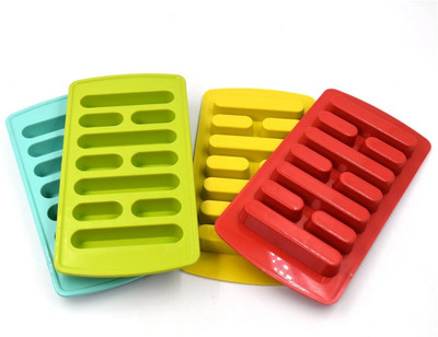 Anudap 4-Piece Fancy Ice Tray – Versatile Household Ice Maker Multicolor Plastic Ice Cube Tray(Pack of4)