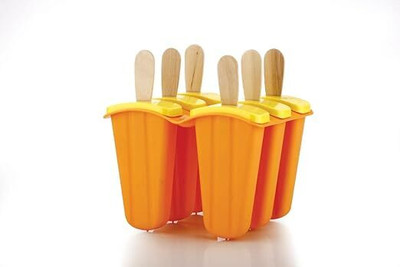 RTENTERPRISE Plastic Ice Tray, Ice Cream Multicolor Plastic Ice Cube Tray(Pack of1)