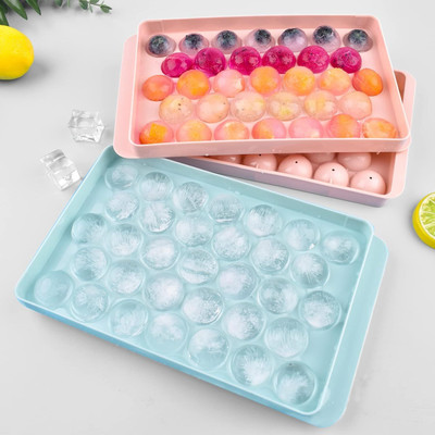 OVENA ice ball tray Multicolor Plastic Ice Ball Tray(Pack of2)