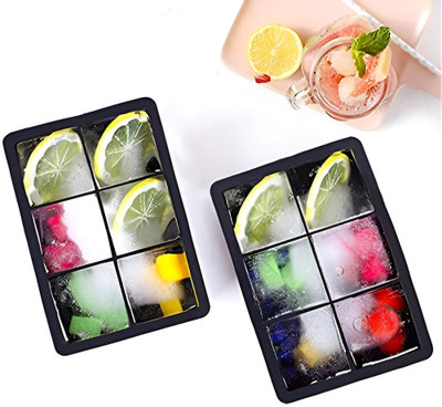 RBGIIT Multicolor Silicone Ice Cube Tray(Pack of2)