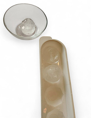 VOIISH Ice Cube Tray Set premium quality Easy to Use - Pack of 2 (White) White Plastic Ice Cube Tray(Pack of2)