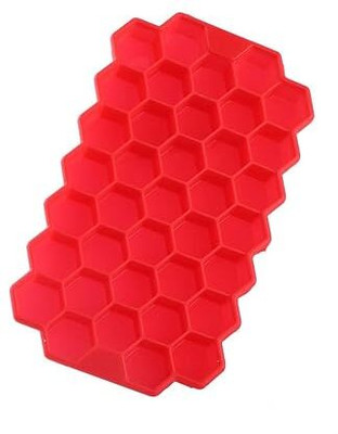 Jynxe Red Plastic Ice Cube Tray(Pack of1)