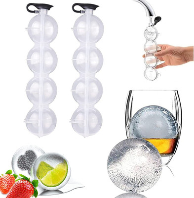 GOLKIPAR White Plastic Ice Ball Tray(Pack of1)