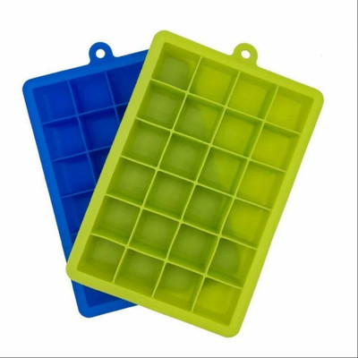 MAA Multicolor Silicone Ice Cube Tray(Pack of2)