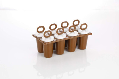 Uratech Brown Plastic Ice Cube Tray(Pack of1)