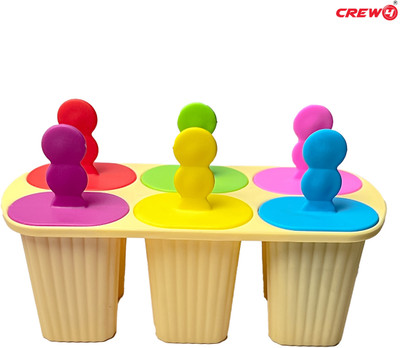 CREW4 200 ml Manual Ice Cream Maker(Yellow)